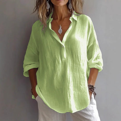 Isalina™ – Blusa Elegância Descontraída