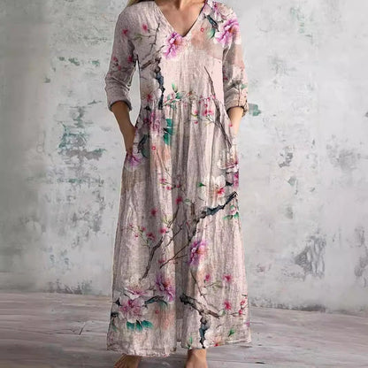 Aisling™ - Vestido de verão elegante em alta qualidade com padrão floral