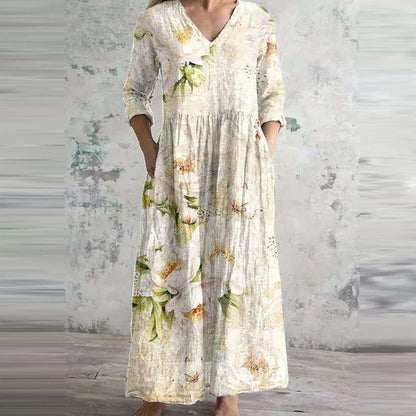 Aisling™ - Vestido de verão elegante em alta qualidade com padrão floral
