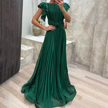 Rory | Vestido de noite plissado