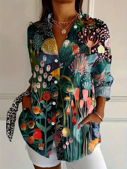 Annika | Blusa colorida com estampa divertida