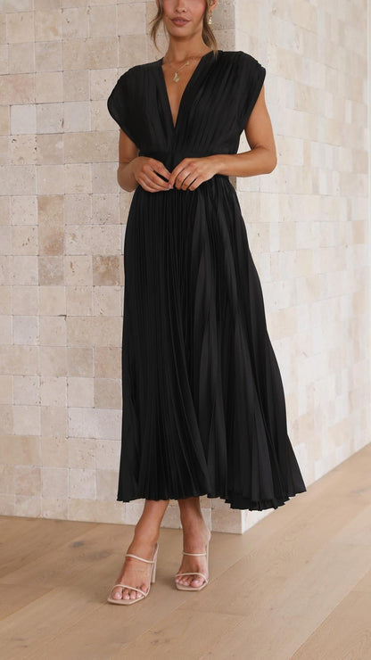 Maria - Vestido plissado elegante