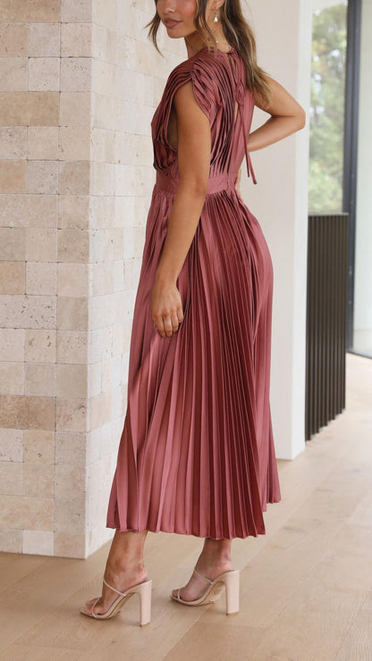 Maria - Vestido plissado elegante