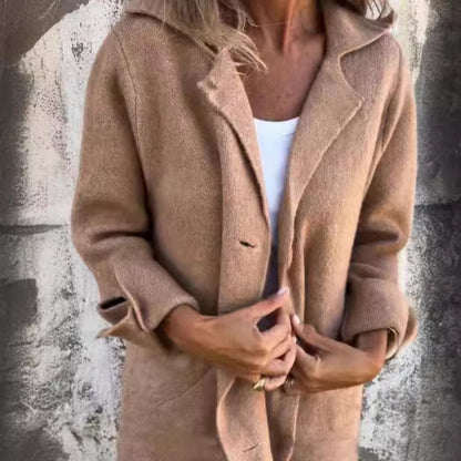 Urbane® | Casaco casual de comprimento médio para mulher